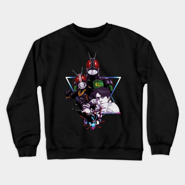 Kotaro Minami Henshin Crewneck Sweatshirt by Hamimohsin